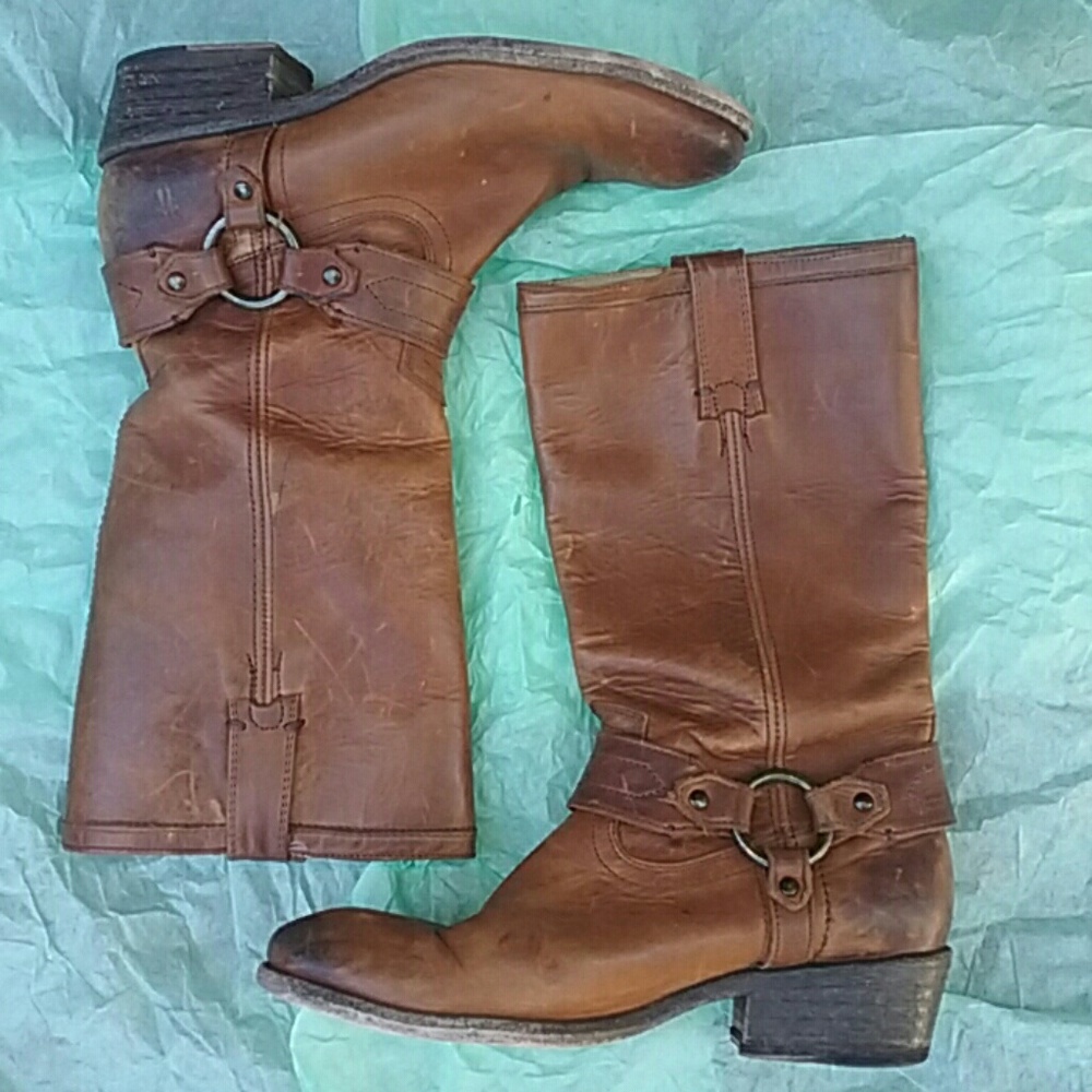 FRYE Carson Harness Boots